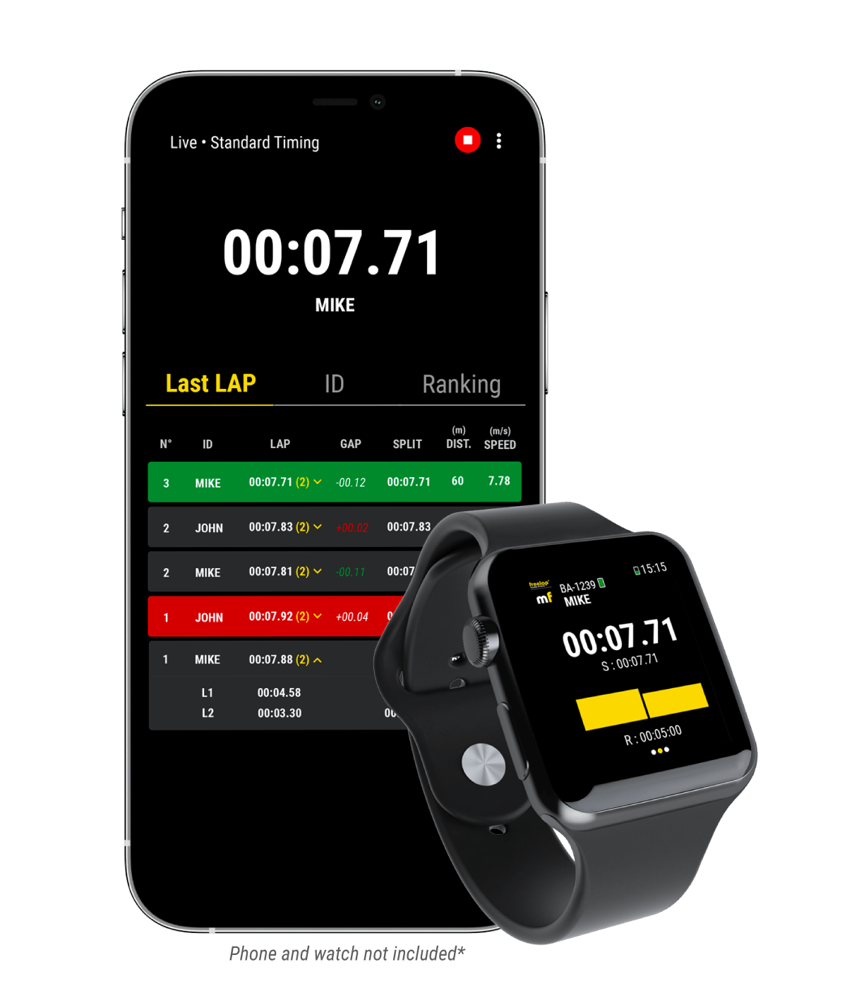 MyFreelap app