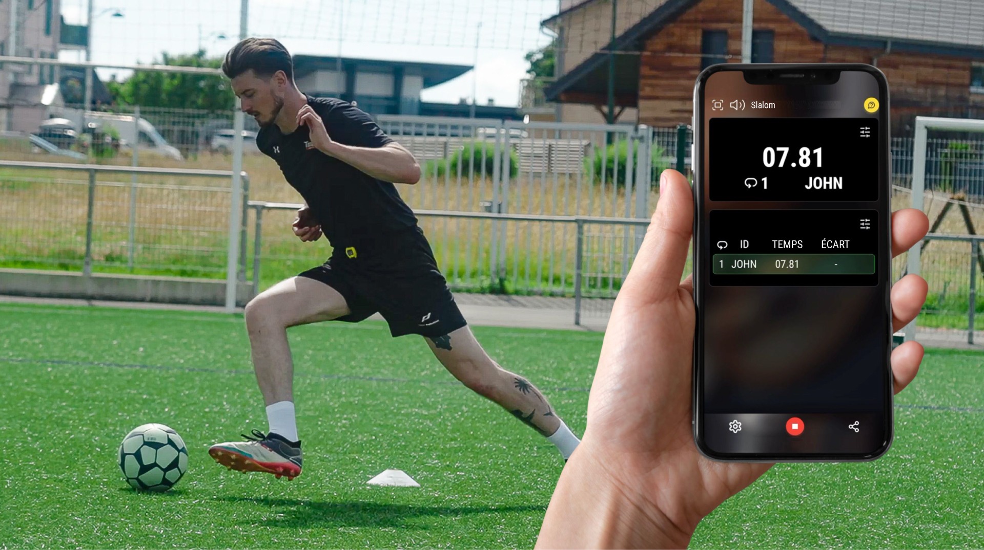 Système de chronométrage Freelap pour le football
