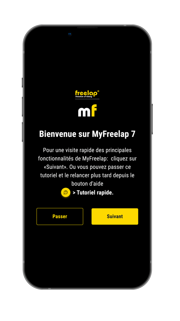 MyFreelap 7 - Tutoriel